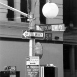 Straßenschild NY
